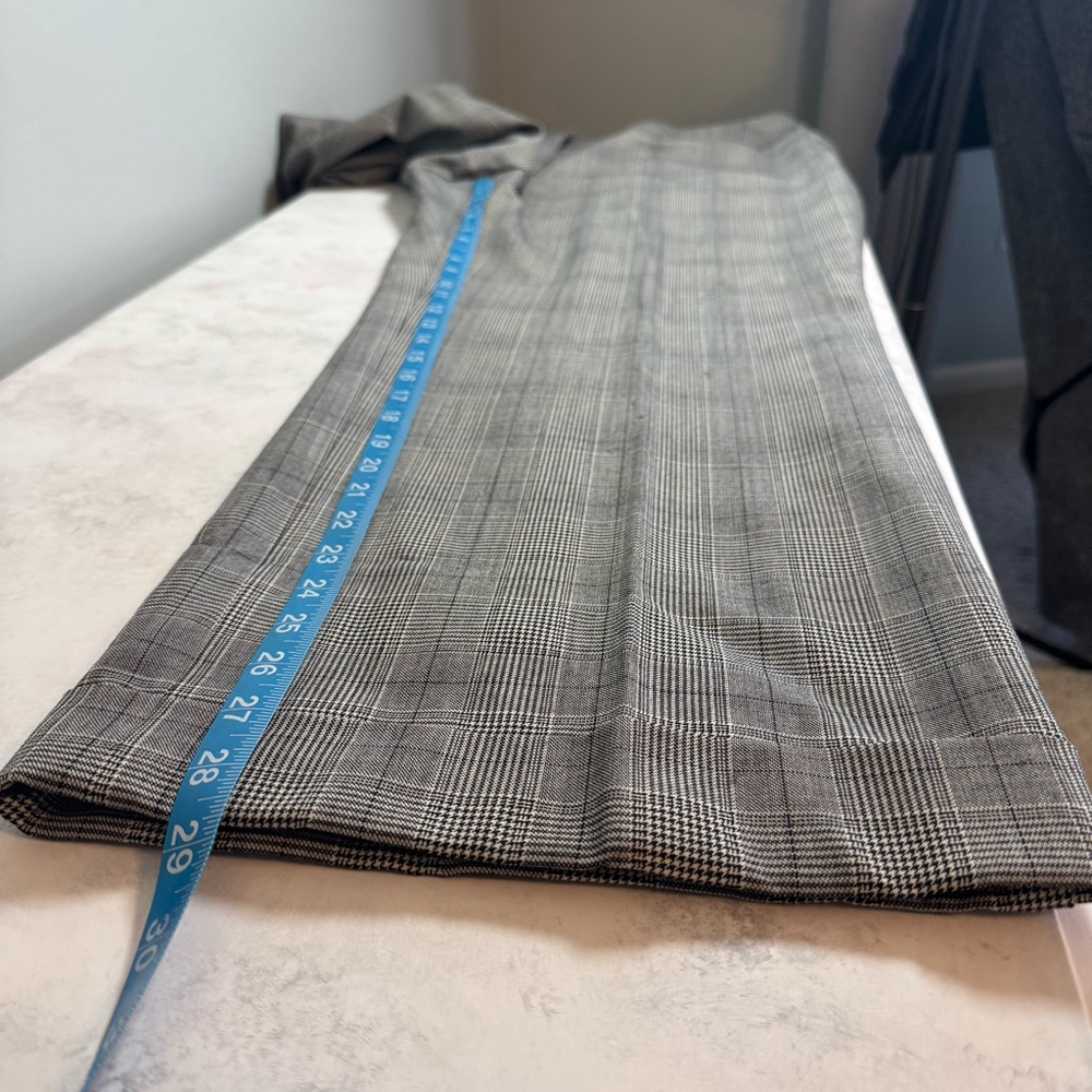 Talbots Charcoal Checkered Pants - Picture 8 of 11